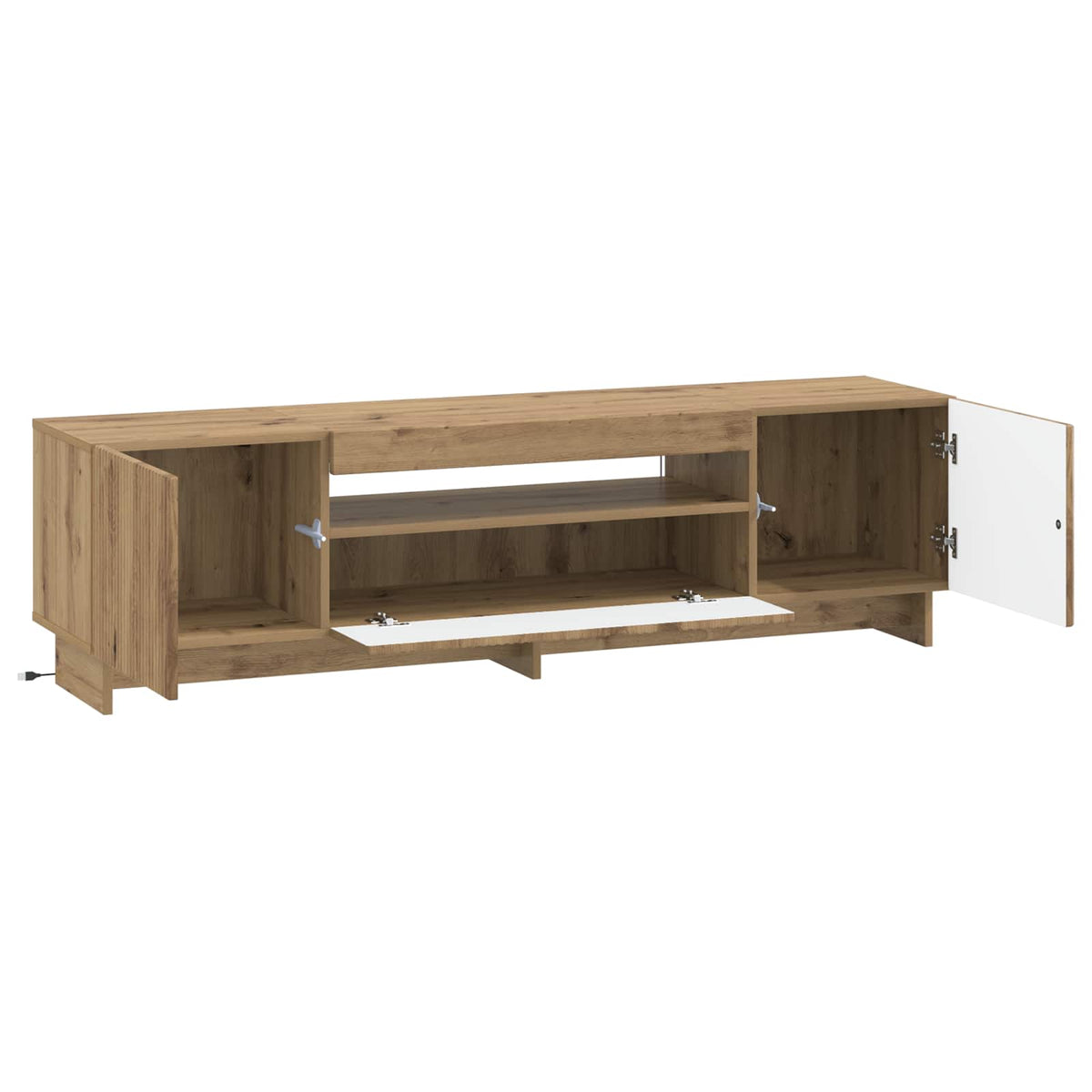 LED-TV-Schrank Artisan-Eiche Holzwerkstoff
