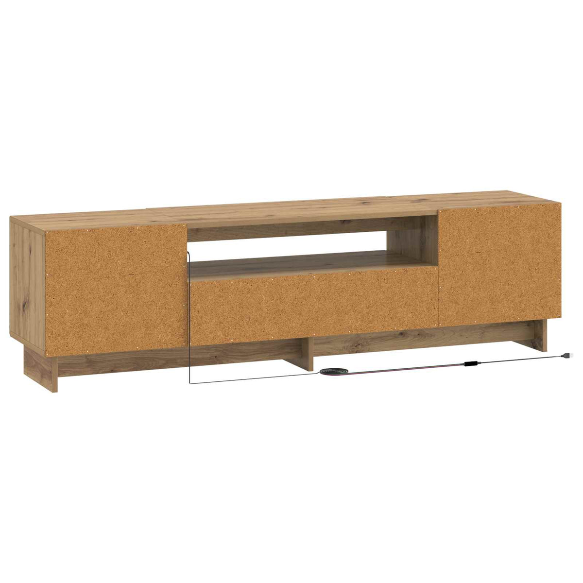 LED-TV-Schrank Artisan-Eiche Holzwerkstoff