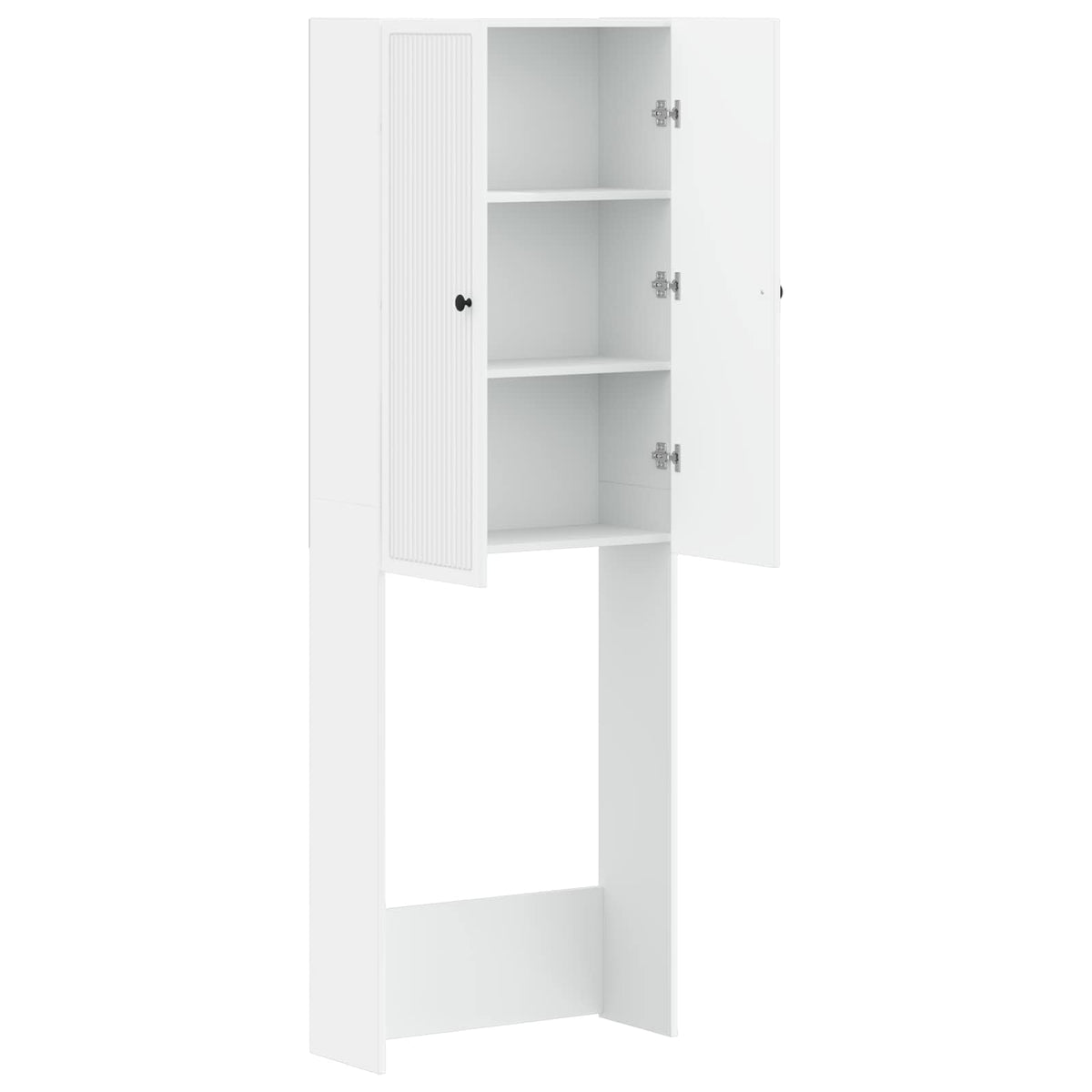 Toilettenschrank EDE Weiß 66 x 25,5 x 190 cm Holzwerkstoff