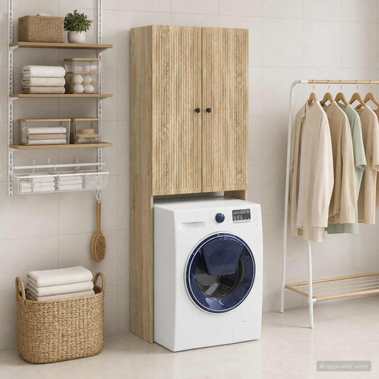 Toilettenschrank EDE Sonoma-Eiche 66 x 25,5 x 190 cm