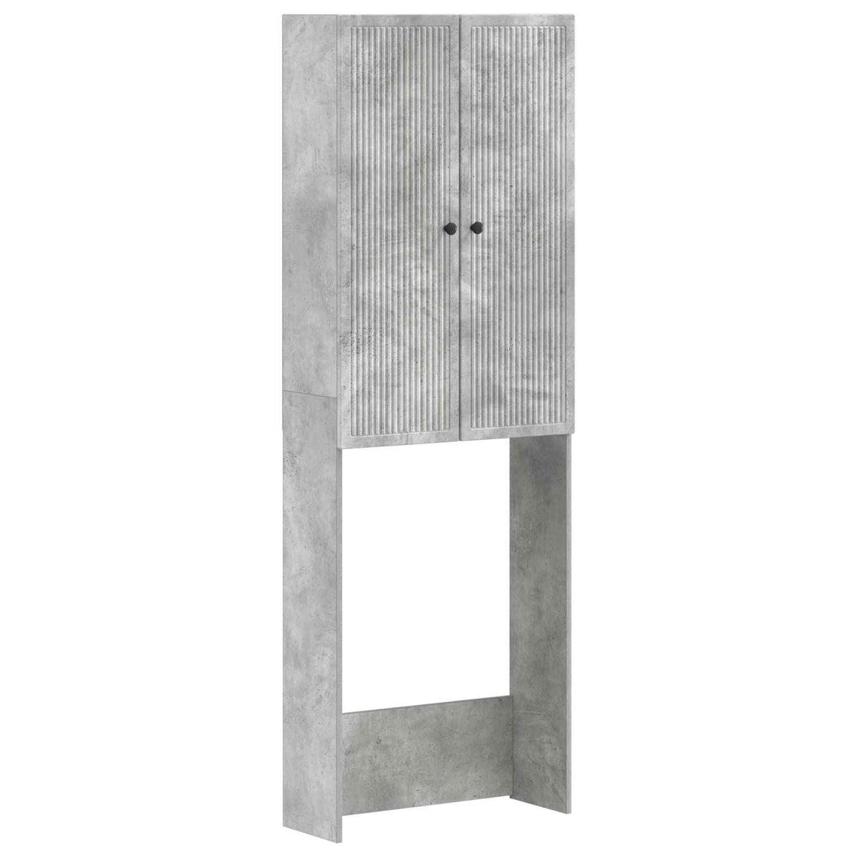 Toilettenschrank EDE Betongrau 66 x 25,5 x 190 cm Holzwerkstoff