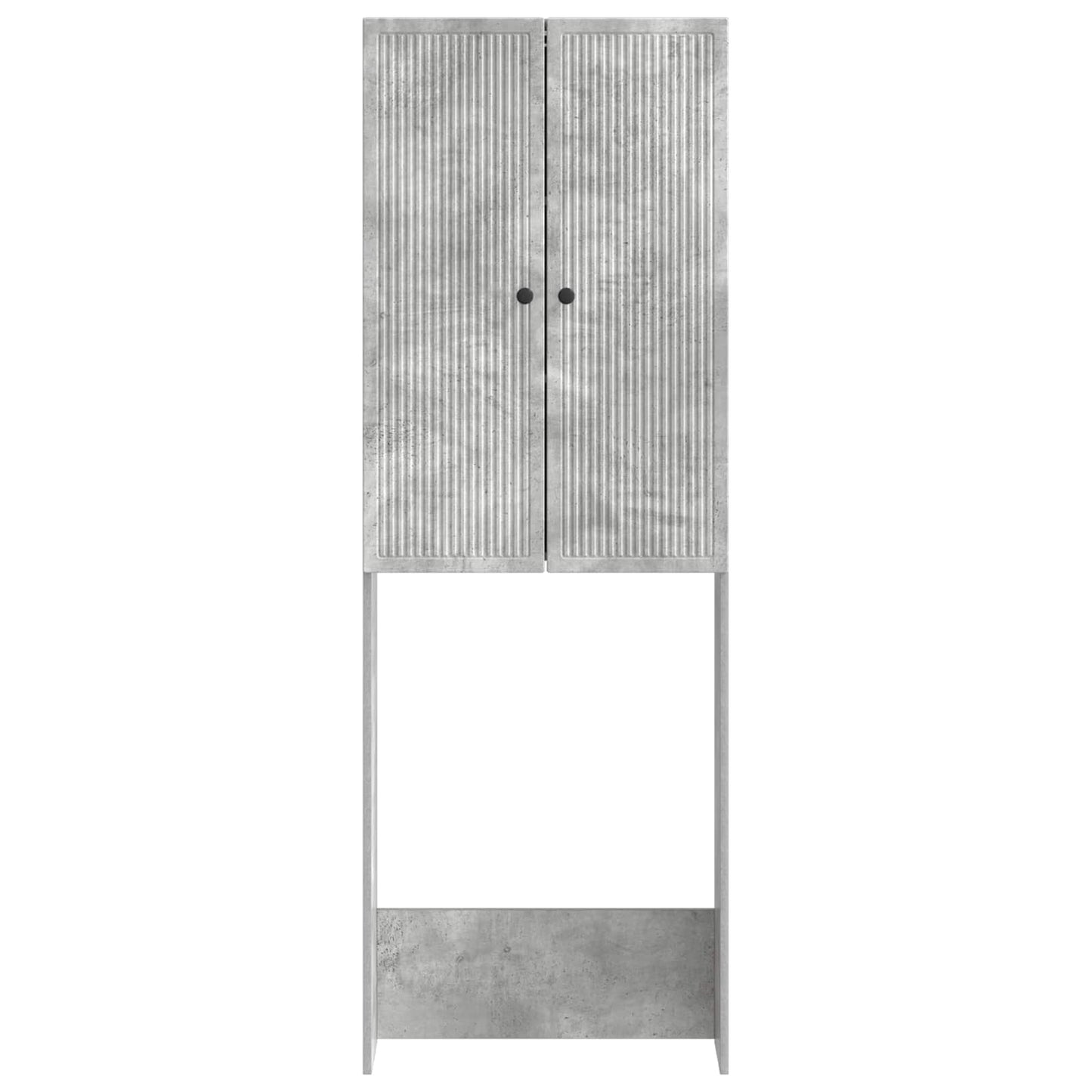 Toilettenschrank EDE Betongrau 66 x 25,5 x 190 cm Holzwerkstoff