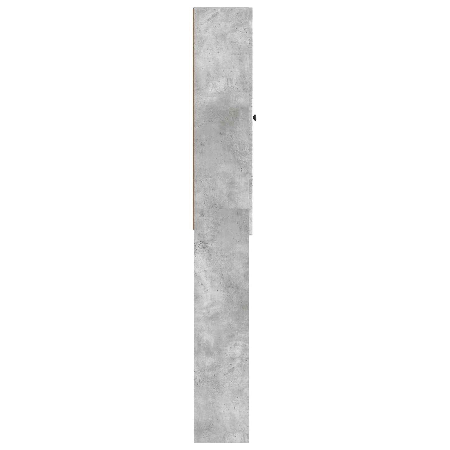 Toilettenschrank EDE Betongrau 66 x 25,5 x 190 cm Holzwerkstoff