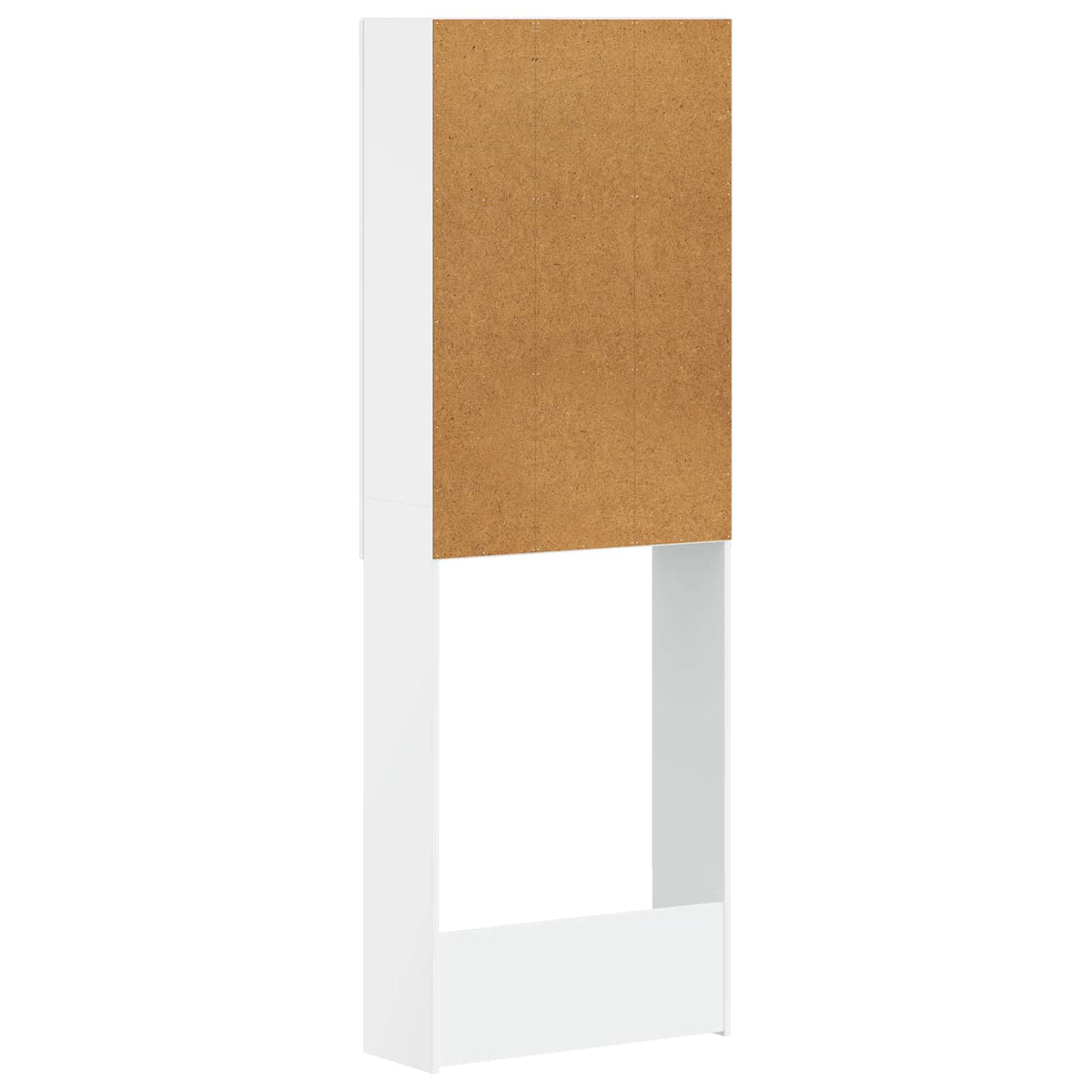 Toilettenschrank EDE Hochglanz Weiß 66 x 25,5 x 190 cm