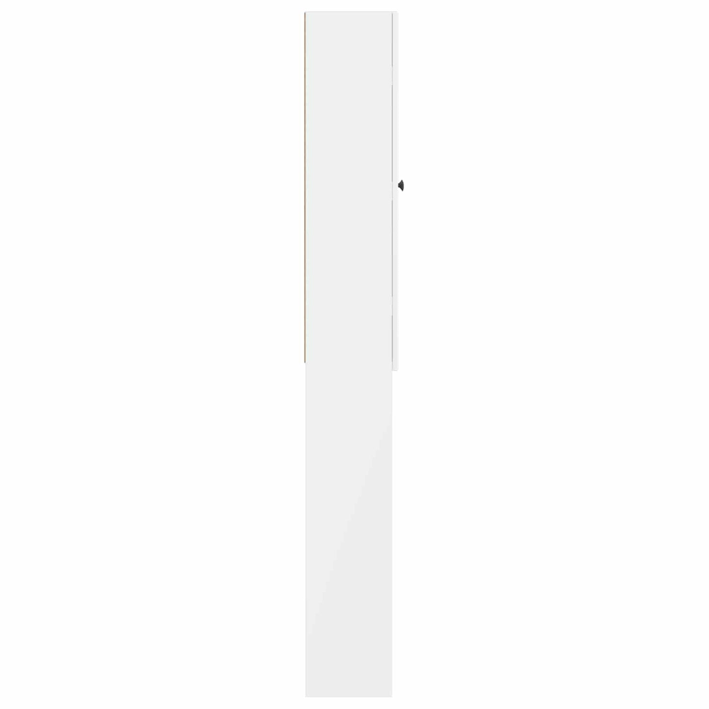 Toilettenschrank EDE Hochglanz Weiß 66 x 25,5 x 190 cm