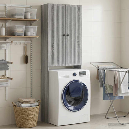 Toilettenschrank EDE Sonoma-Grau 66 x 25,5 x 190 cm