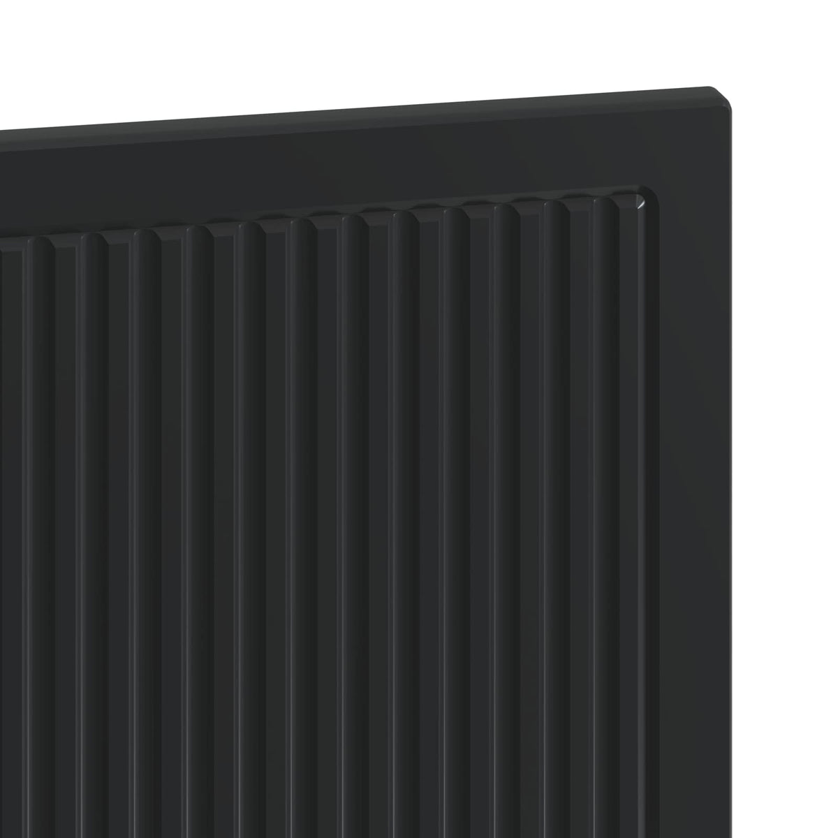 Wandmontiertes Kopfteil EDE Schwarz Holzwerkstoff
