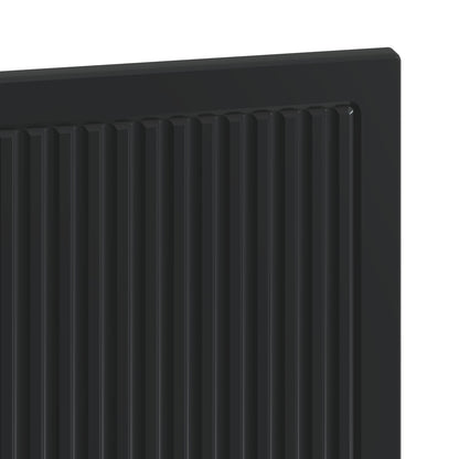 Wandmontiertes Kopfteil EDE Schwarz Holzwerkstoff