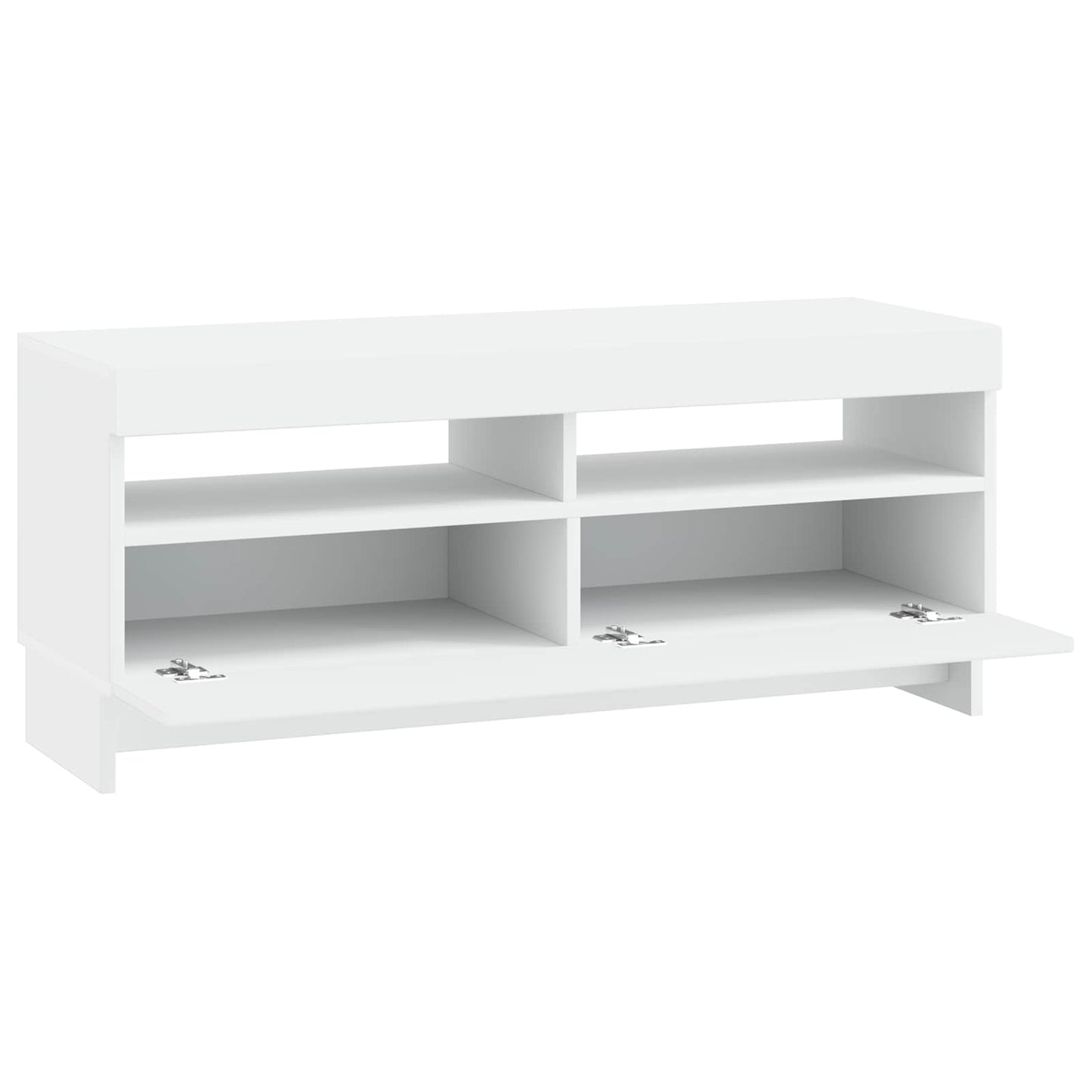 LED-TV-Schrank Weiß Holzwerkstoff