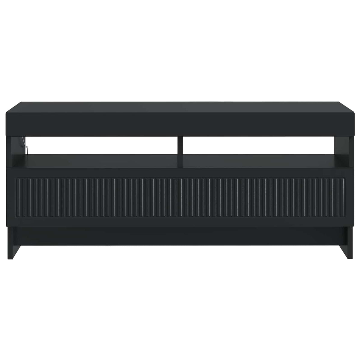LED-TV-Schrank Schwarz Holzwerkstoff