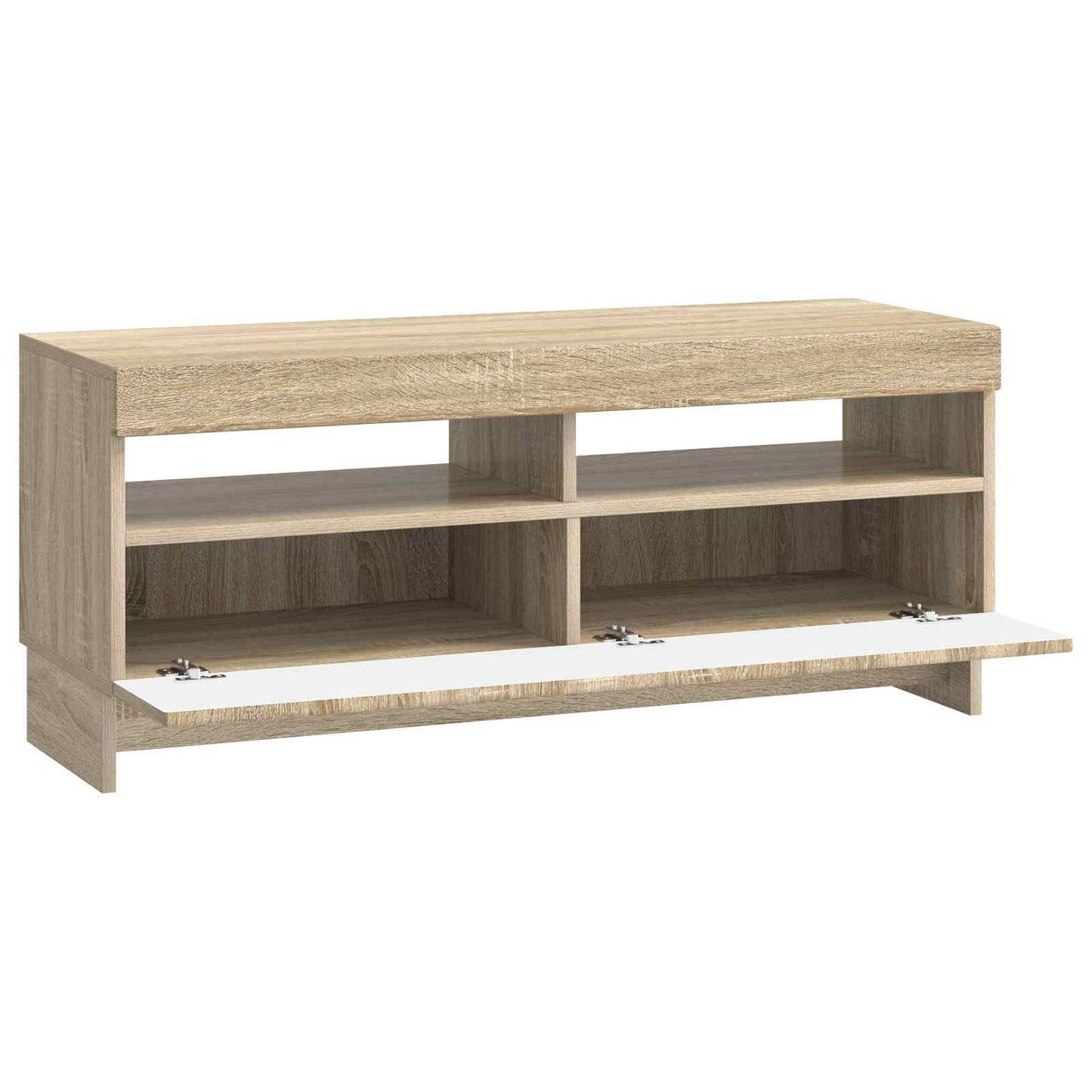 LED-TV-Schrank Sonoma-Eiche Holzwerkstoff