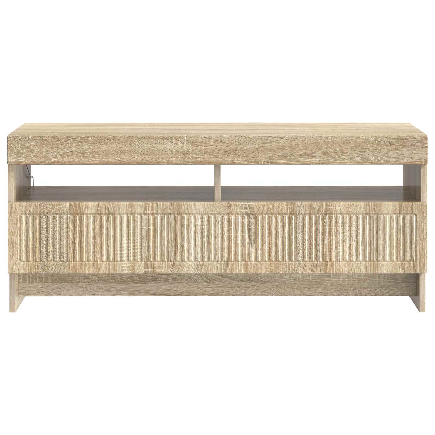 LED-TV-Schrank Sonoma-Eiche Holzwerkstoff