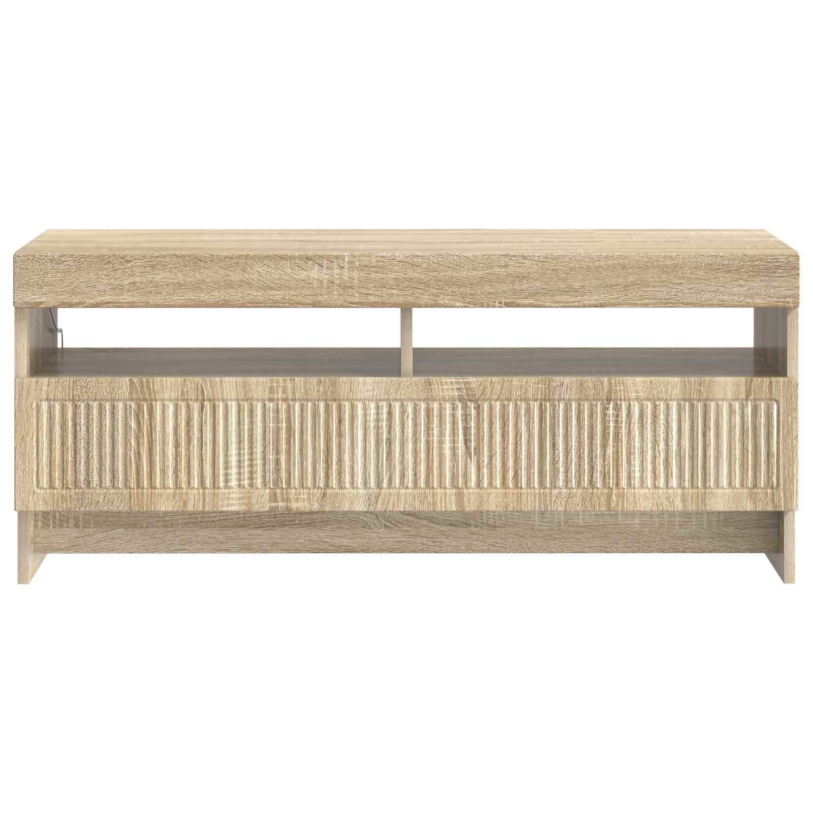 LED-TV-Schrank Sonoma-Eiche Holzwerkstoff