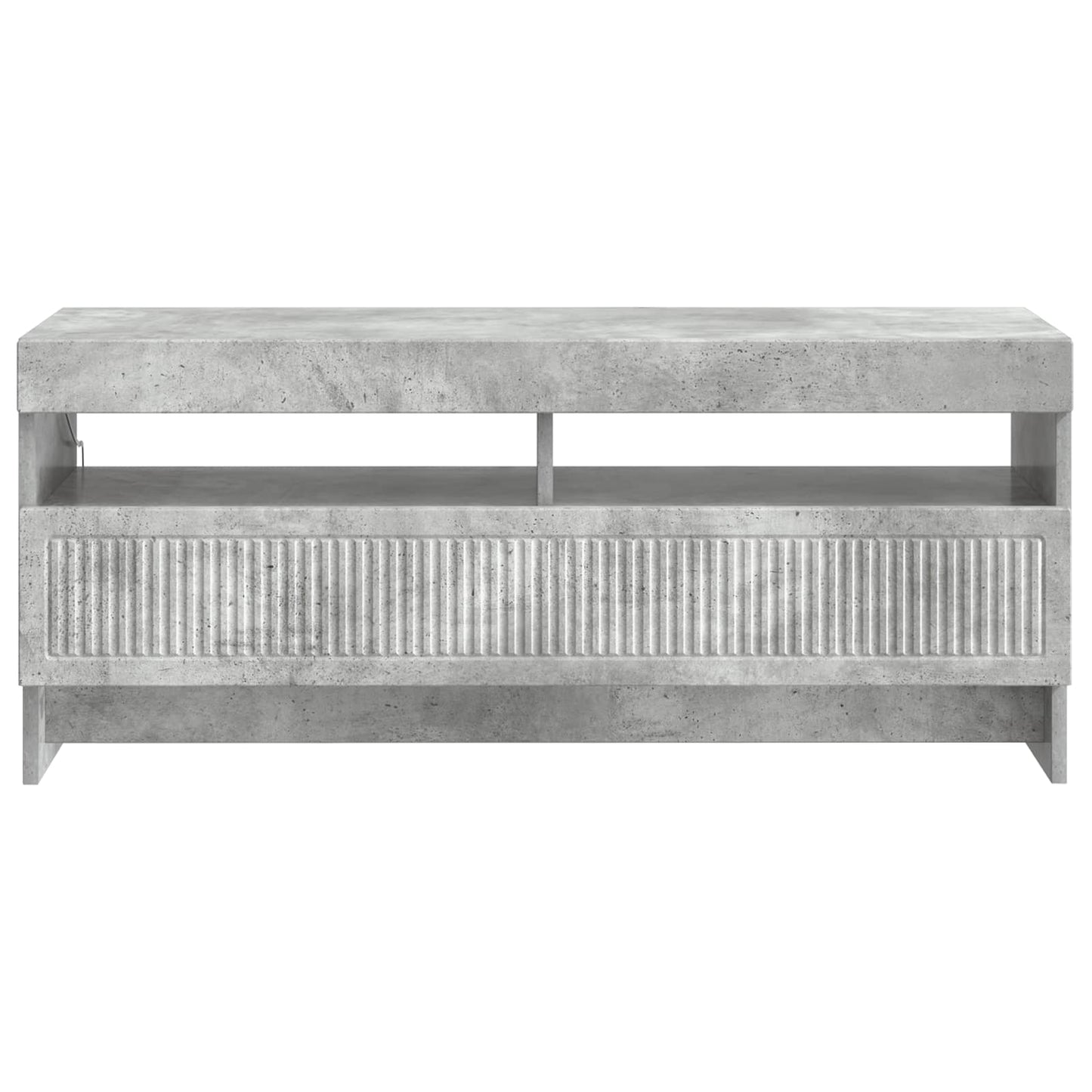 LED-TV-Schrank Betongrau Holzwerkstoff