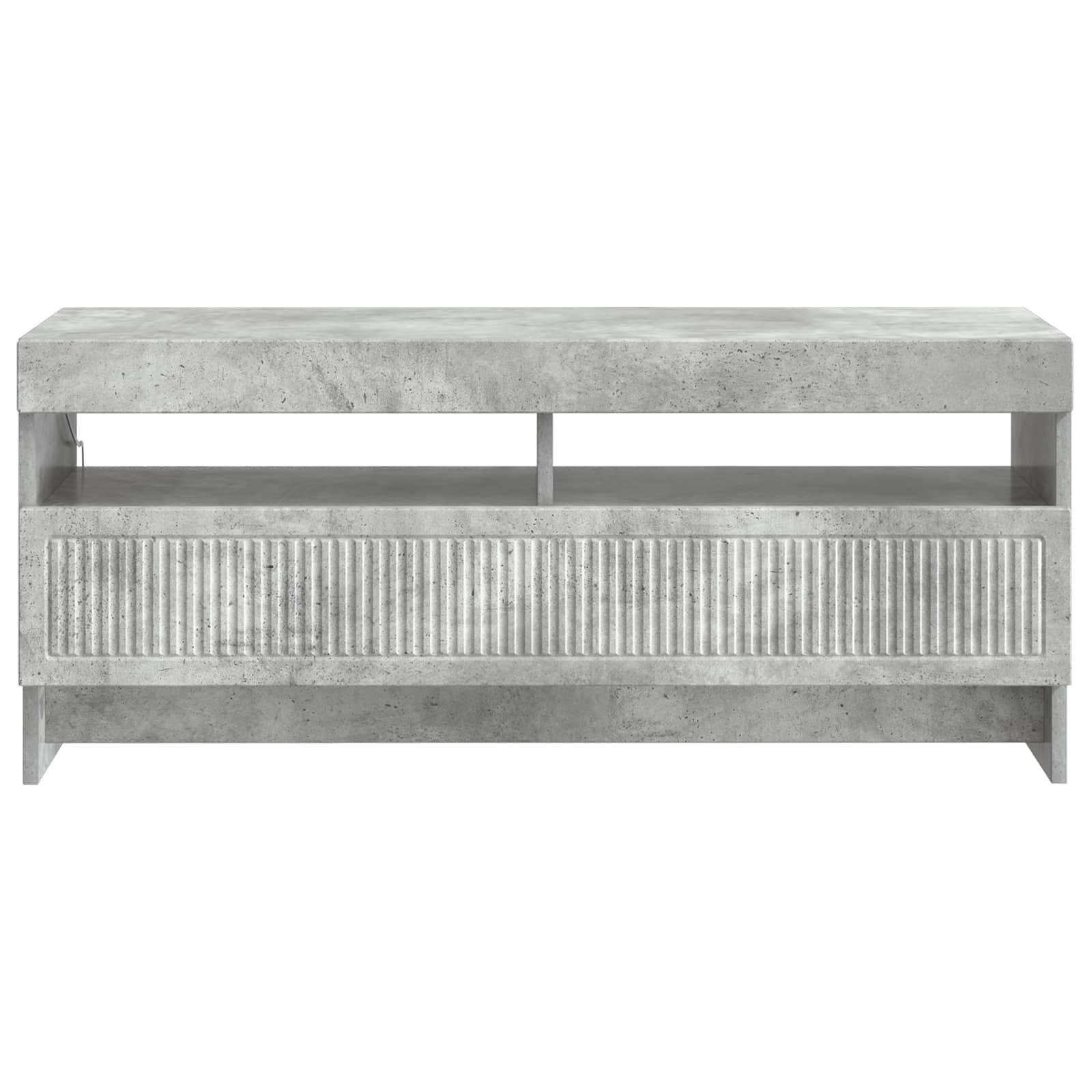 LED-TV-Schrank Betongrau Holzwerkstoff