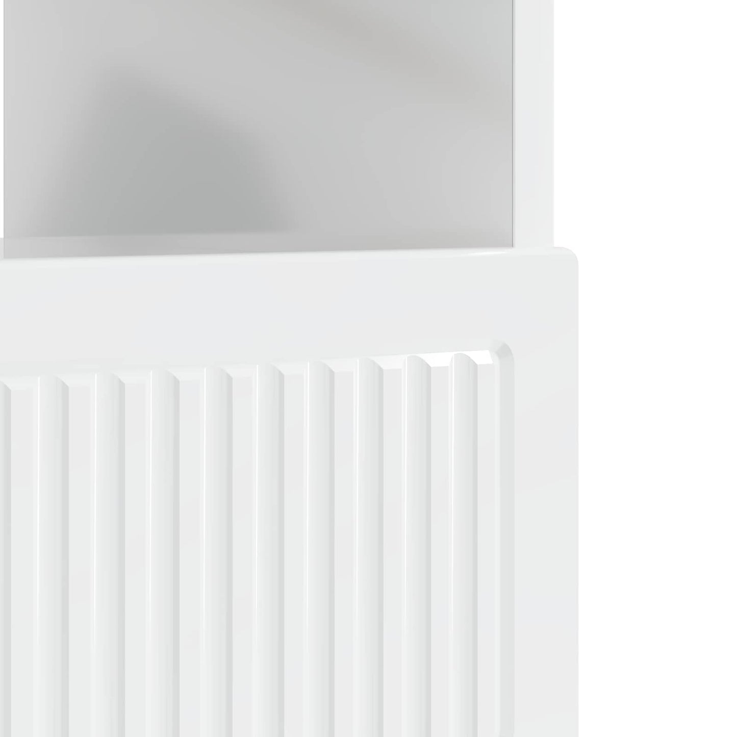 LED-TV-Schrank Hochglanz Weiß Holzwerkstoff