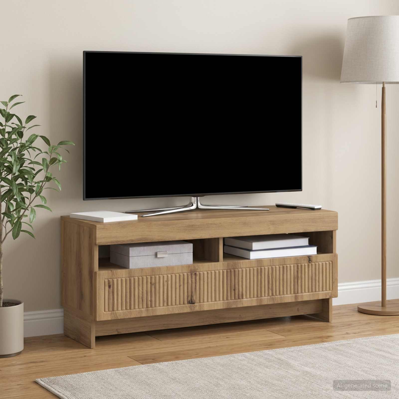 LED-TV-Schrank Artisan-Eiche Holzwerkstoff