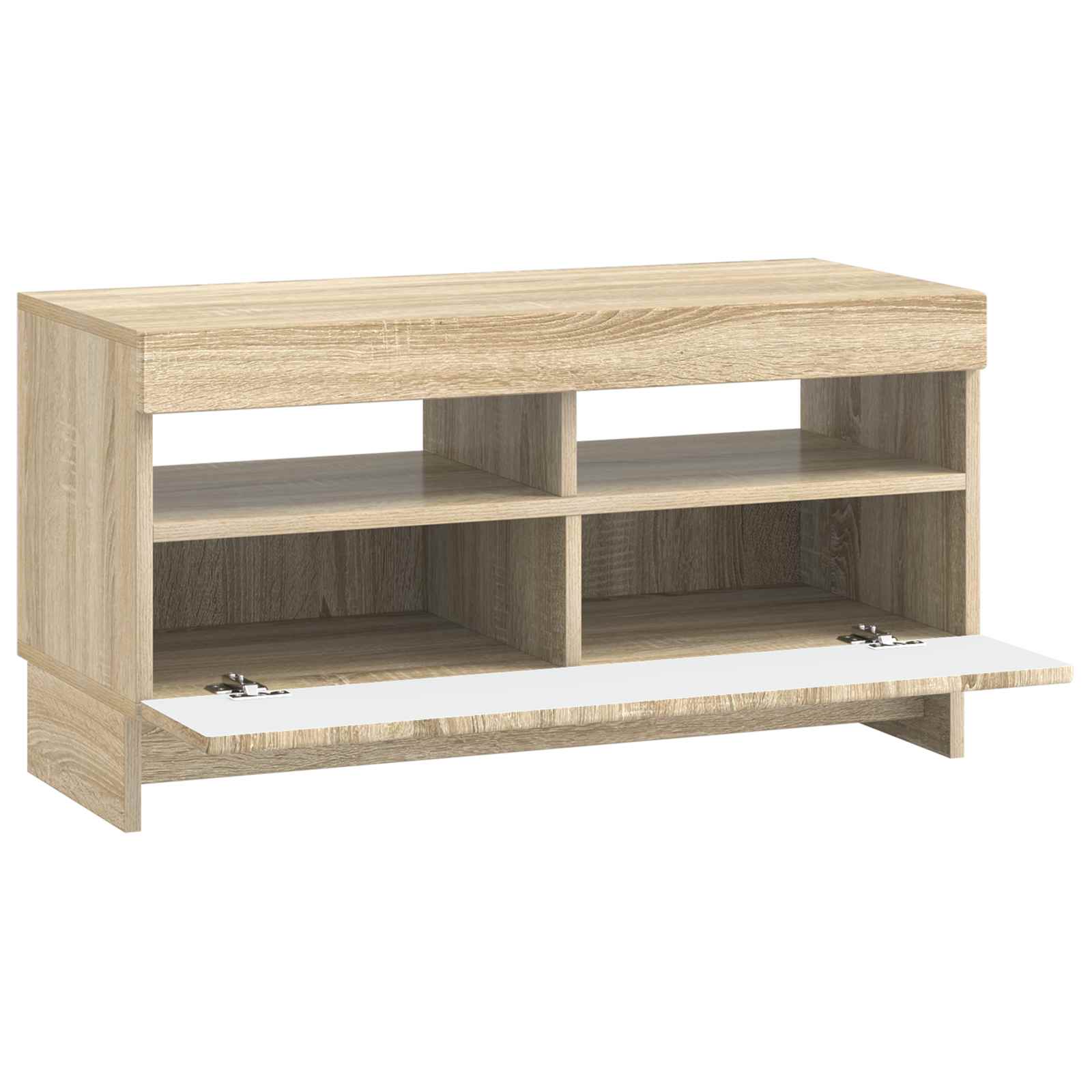 LED-TV-Schrank Sonoma-Eiche Holzwerkstoff