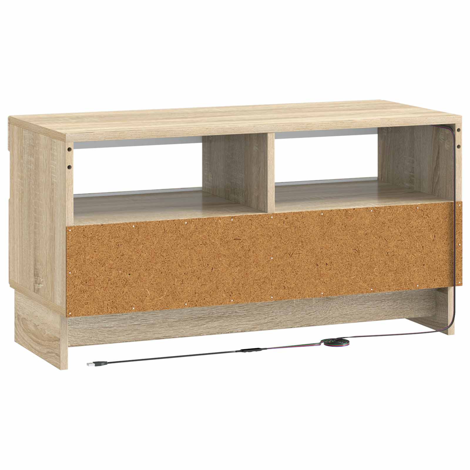 LED-TV-Schrank Sonoma-Eiche Holzwerkstoff