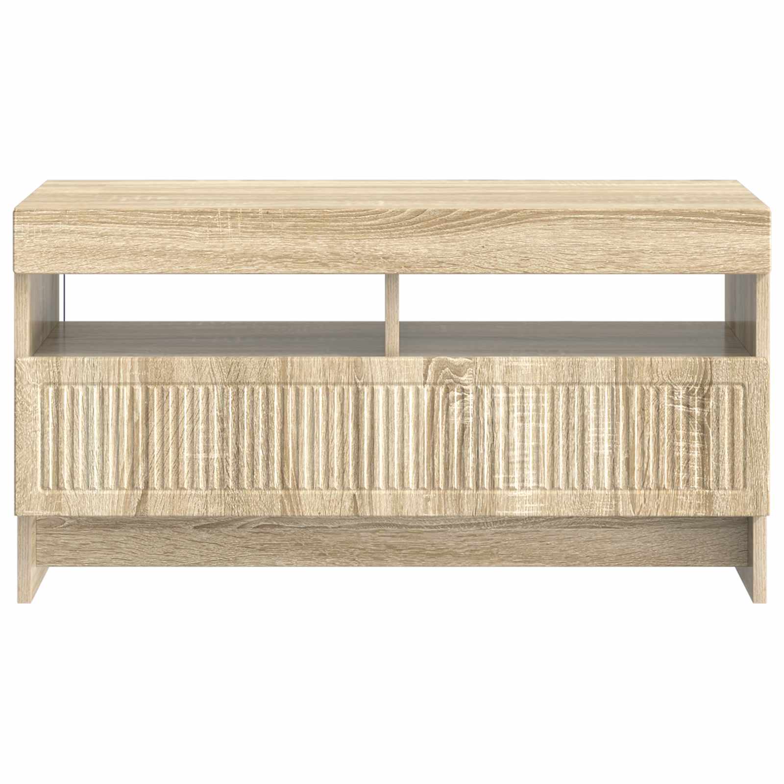 LED-TV-Schrank Sonoma-Eiche Holzwerkstoff