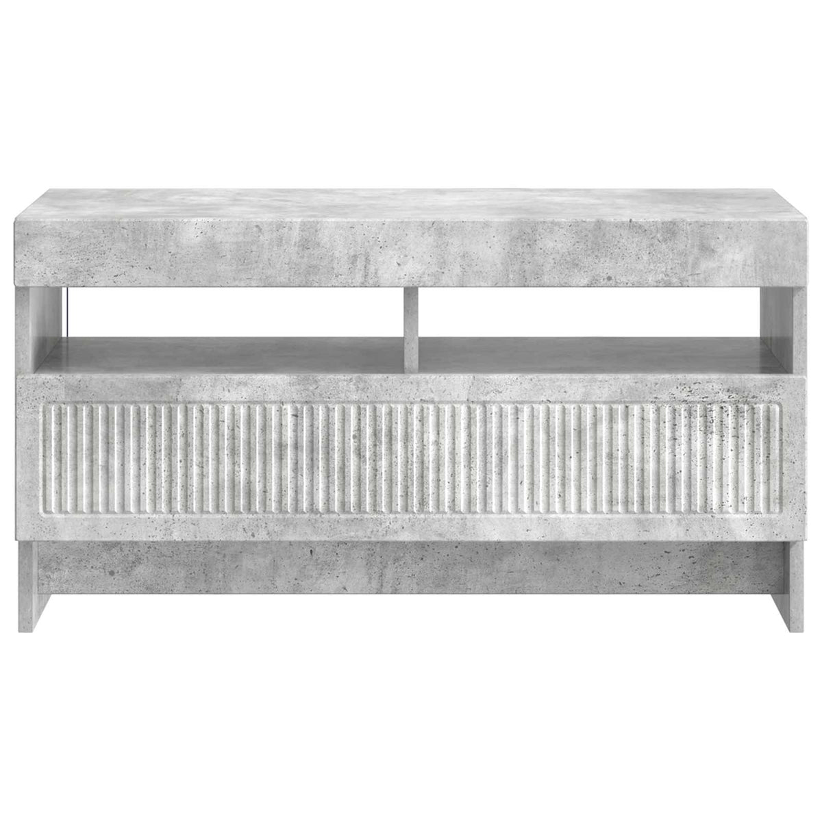 LED-TV-Schrank Betongrau Holzwerkstoff