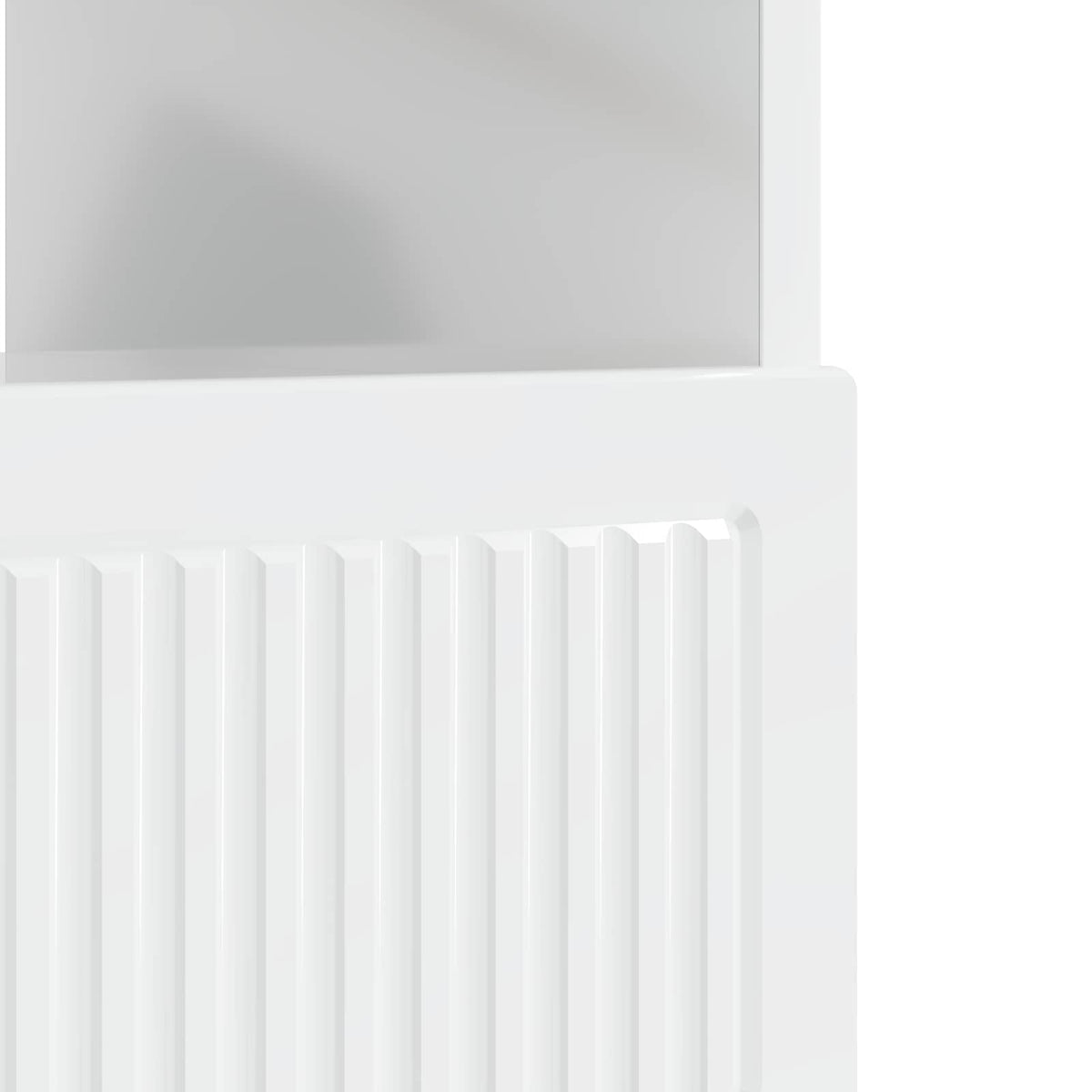 LED-TV-Schrank Hochglanz Weiß Holzwerkstoff