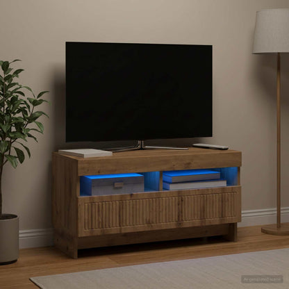 LED-TV-Schrank EDE 81 x 35 x 43 cm Artisan-Eiche