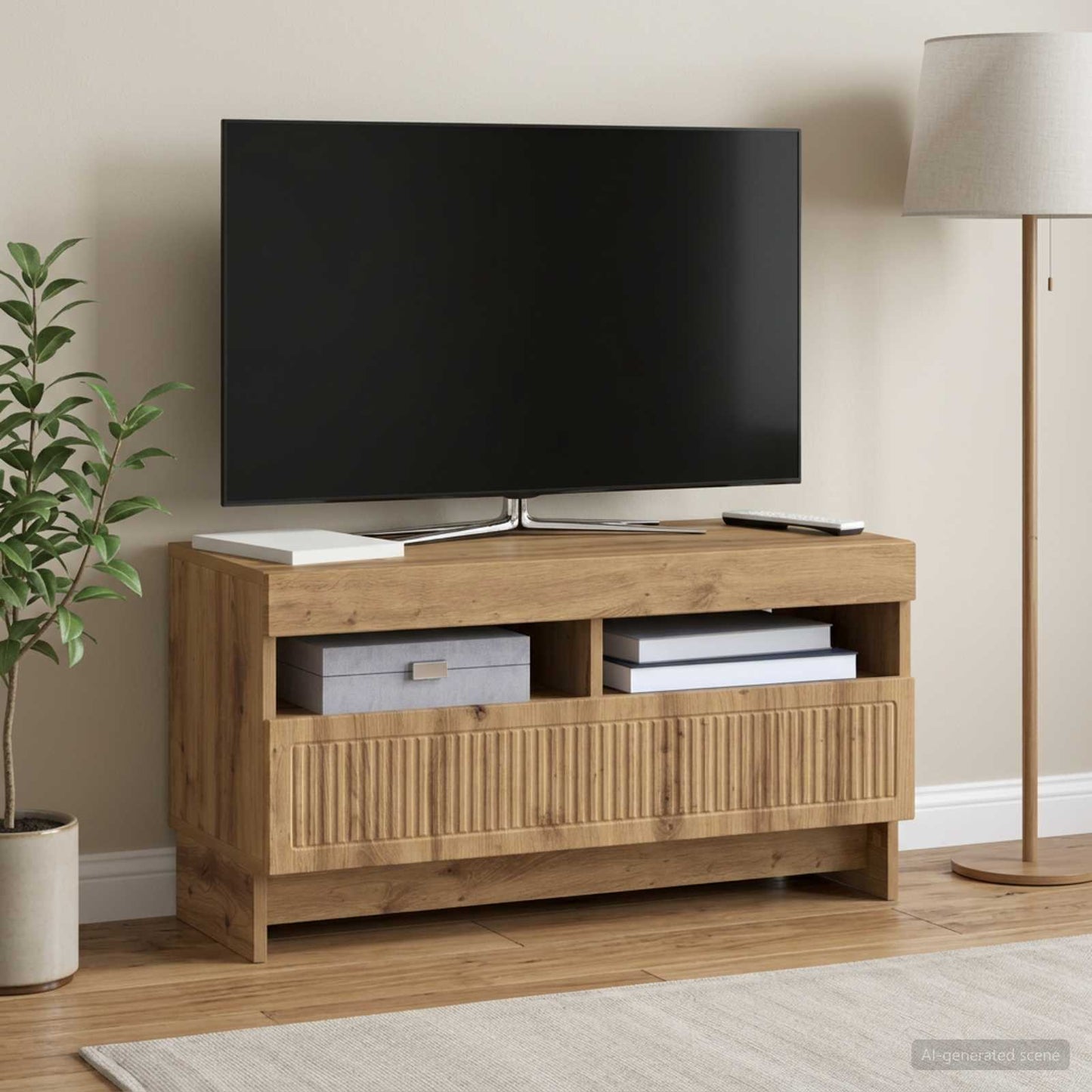 LED-TV-Schrank Artisan-Eiche Holzwerkstoff