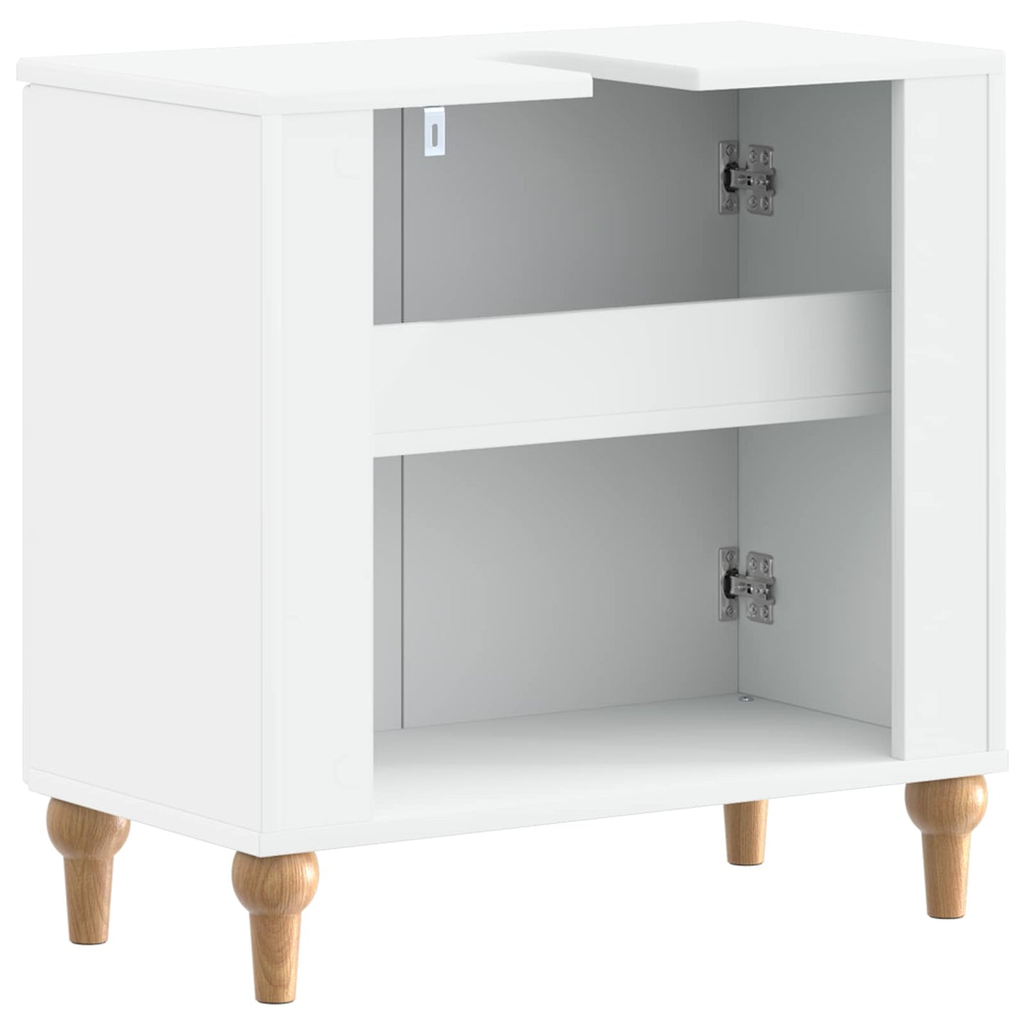 Waschbeckenschrank ALKMAAR Weiß 59,5 x 31,5 x 59 cm