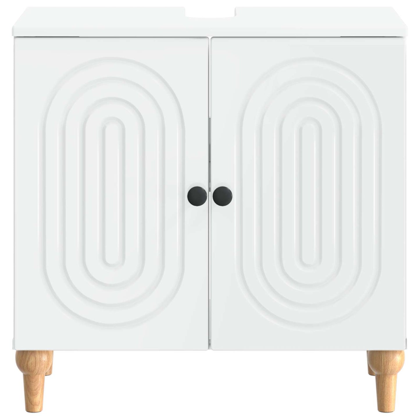Waschbeckenschrank ALKMAAR Weiß 59,5 x 31,5 x 59 cm