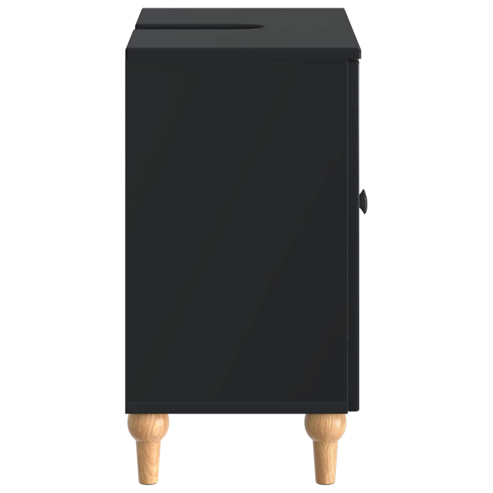 Waschbeckenschrank ALKMAAR Schwarz 59,5 x 31,5 x 59 cm