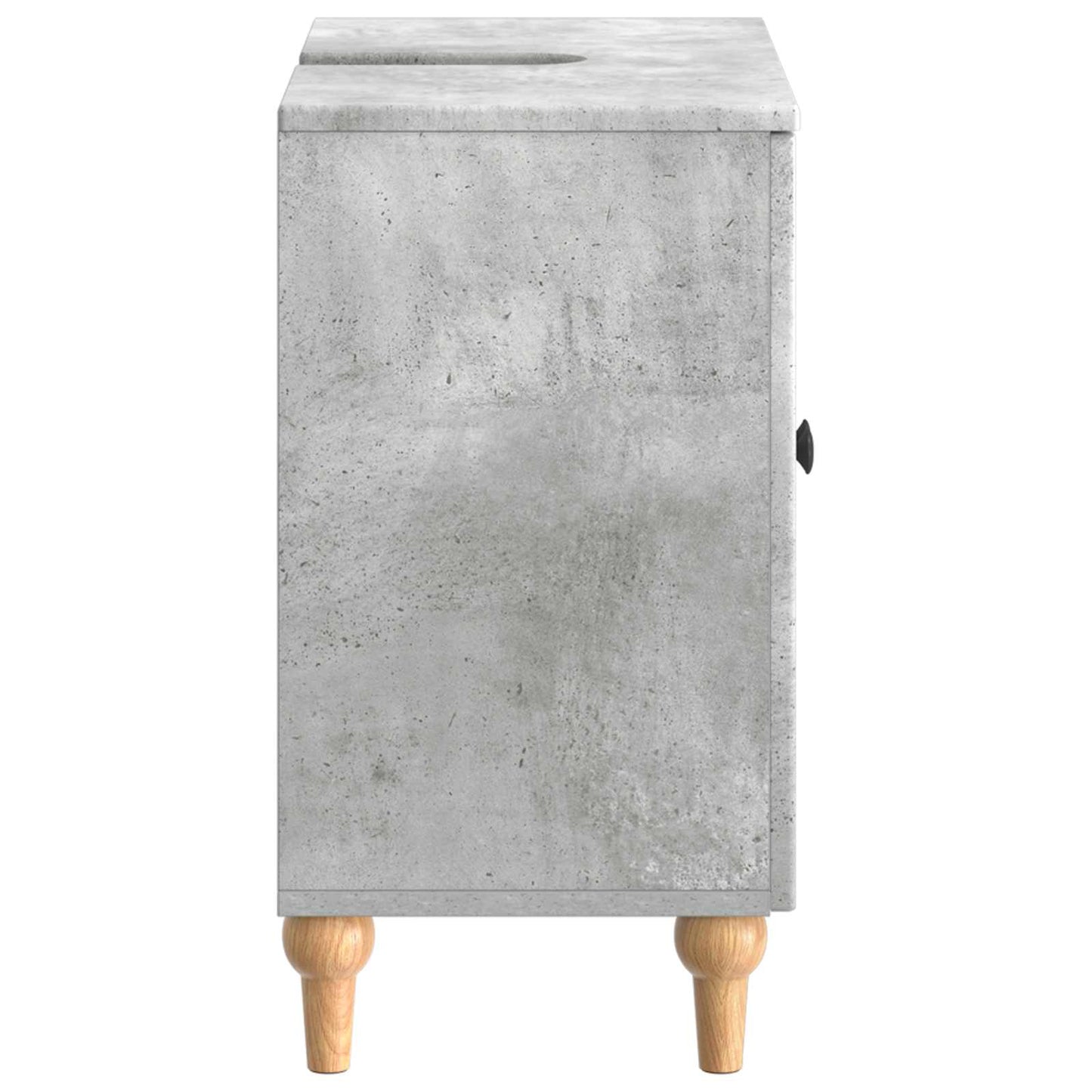 Waschbeckenschrank ALKMAAR Betongrau 59,5 x 31,5 x 59 cm