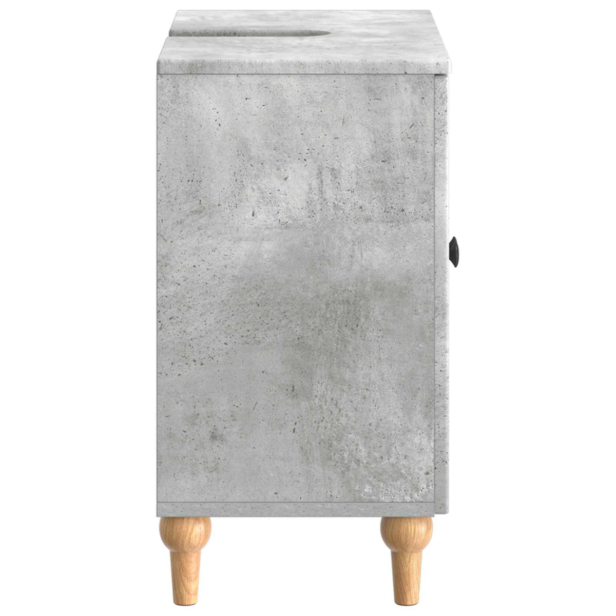 Waschbeckenschrank ALKMAAR Betongrau 59,5 x 31,5 x 59 cm