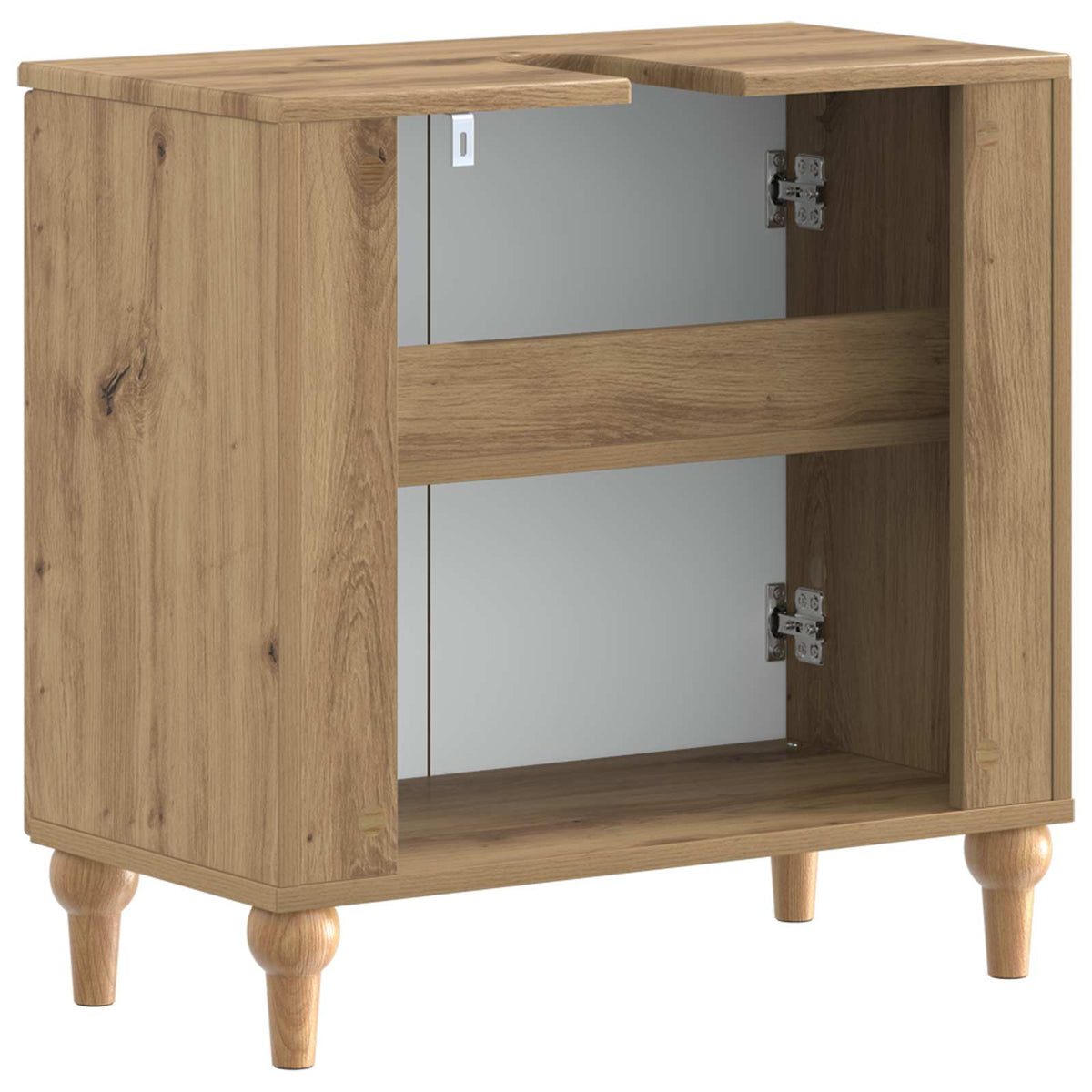 Waschbeckenschrank ALKMAAR Artisan-Eiche 59,5 x 31,5 x 59 cm