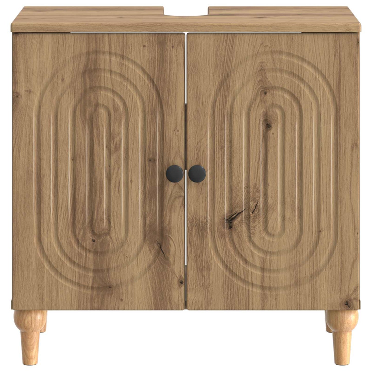 Waschbeckenschrank ALKMAAR Artisan-Eiche 59,5 x 31,5 x 59 cm