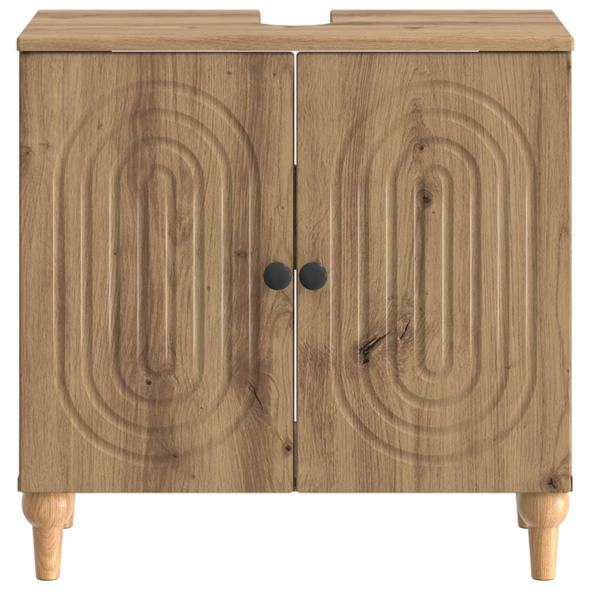 Waschbeckenschrank ALKMAAR Artisan-Eiche 59,5 x 31,5 x 59 cm