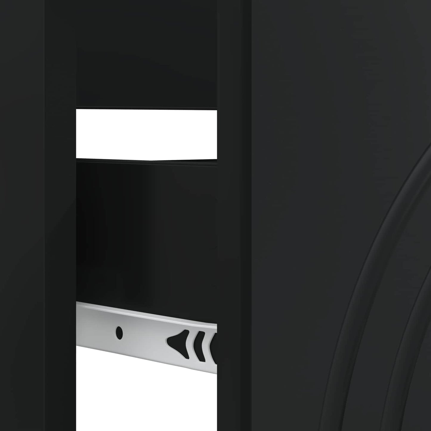 Waschbeckenschrank ALKMAAR Schwarz 82 x 41 x 59 cm