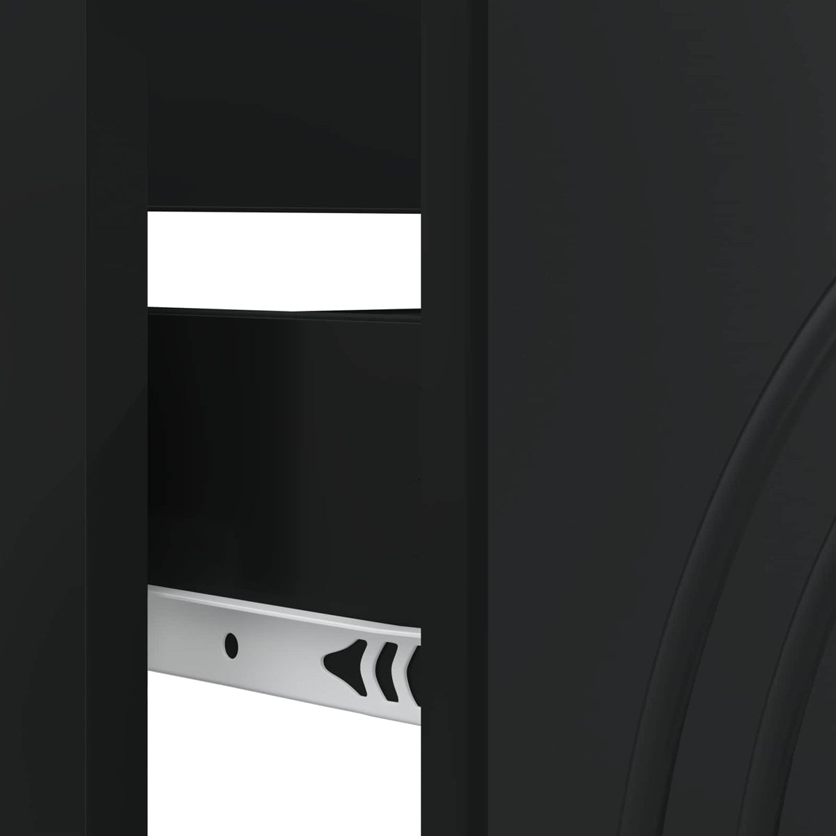 Waschbeckenschrank ALKMAAR Schwarz 82 x 41 x 59 cm