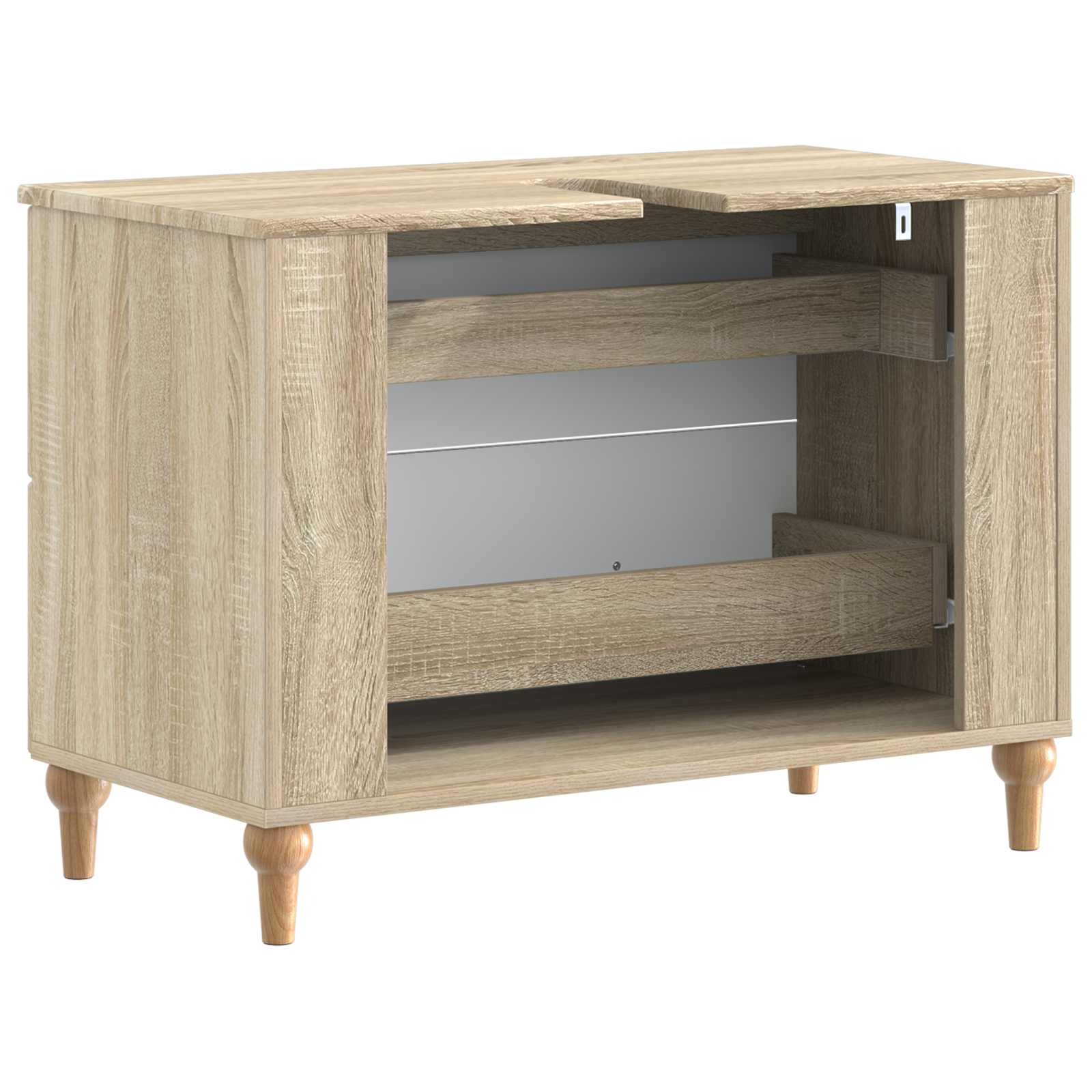 Waschbeckenschrank ALKMAAR Sonoma-Eiche 82 x 41 x 59 cm