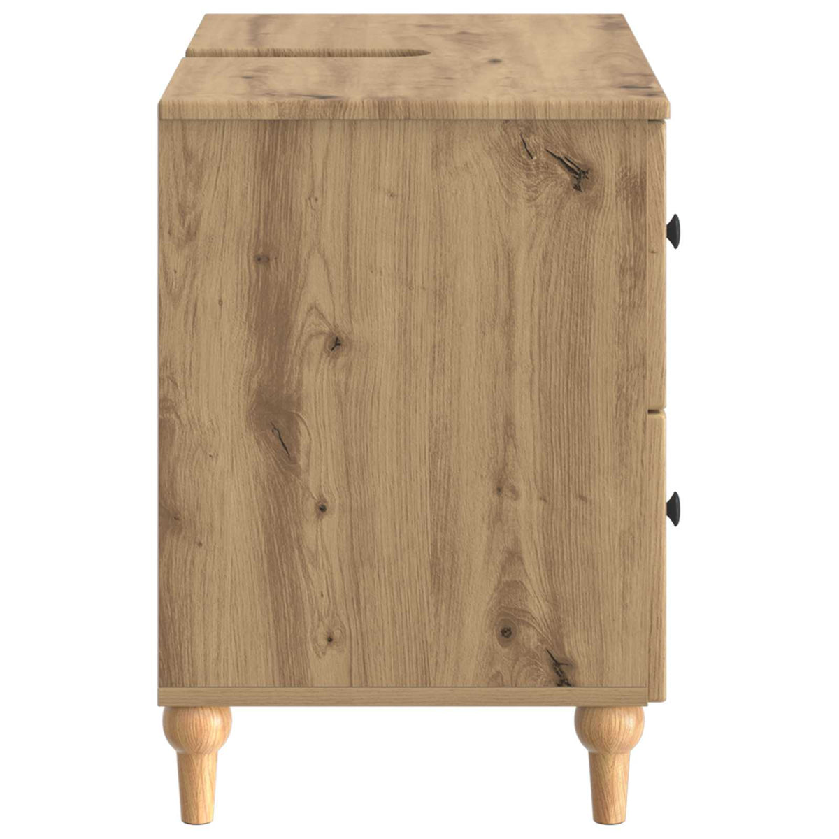Waschbeckenschrank ALKMAAR Artisan-Eiche 82 x 41 x 59 cm