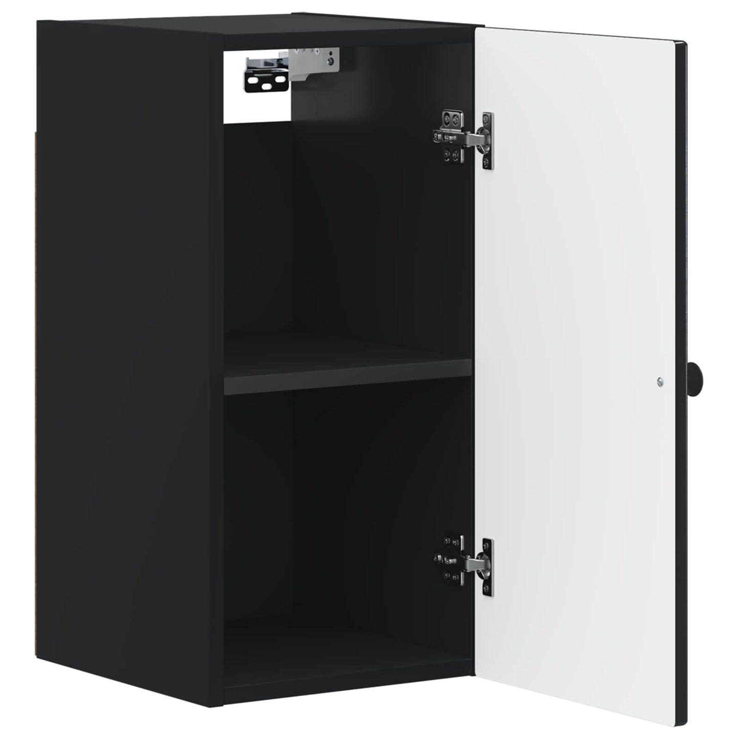 Badezimmer-Wandschrank ALKMAAR Schwarz 30 x 31 x 59 cm
