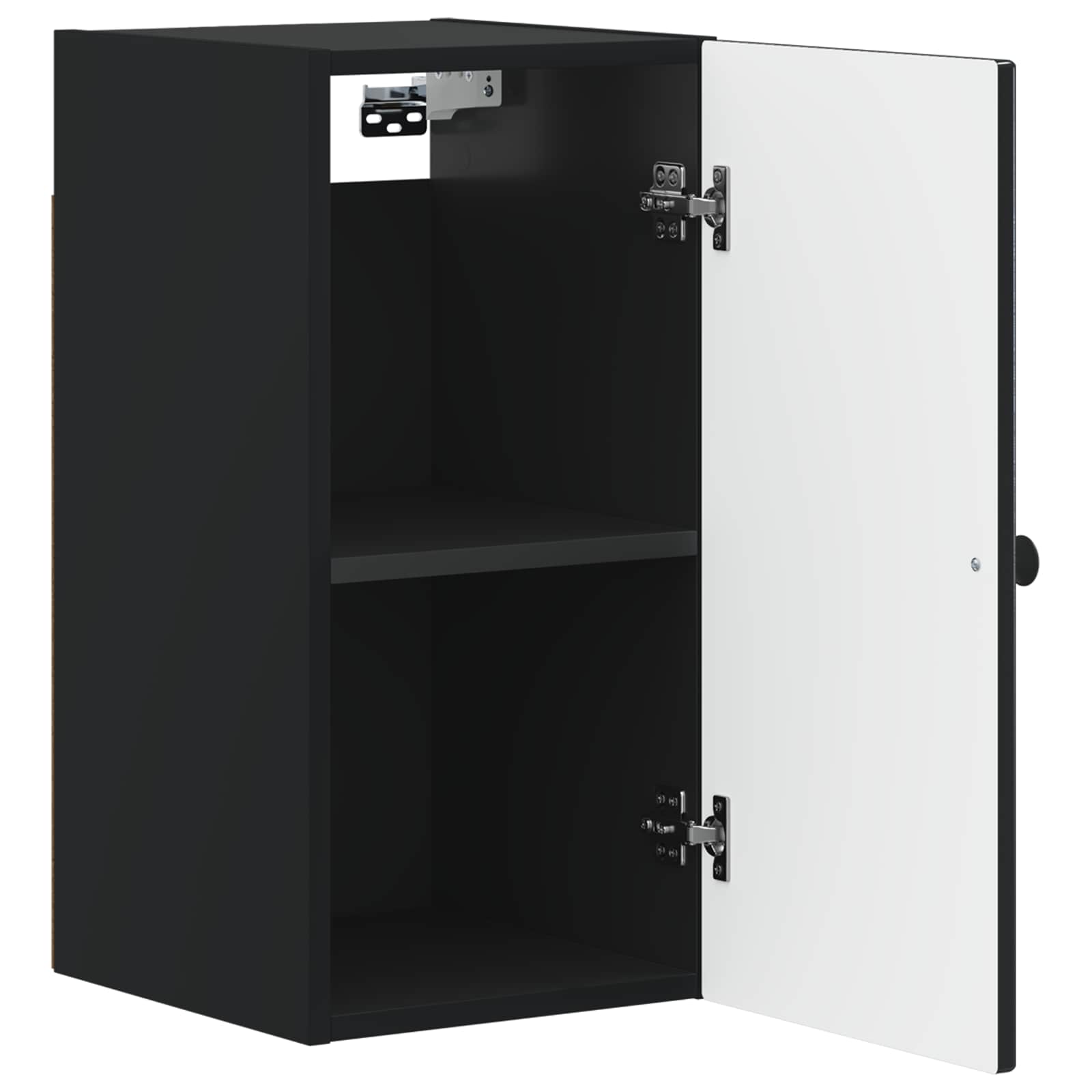 Badezimmer-Wandschrank ALKMAAR Schwarz 30 x 31 x 59 cm