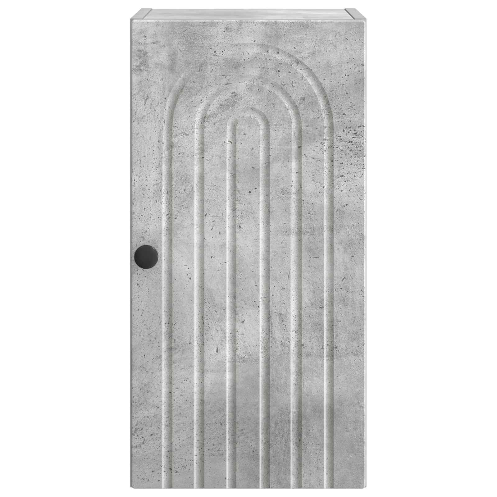 Badezimmer-Wandschrank ALKMAAR Betongrau 30 x 31 x 59 cm
