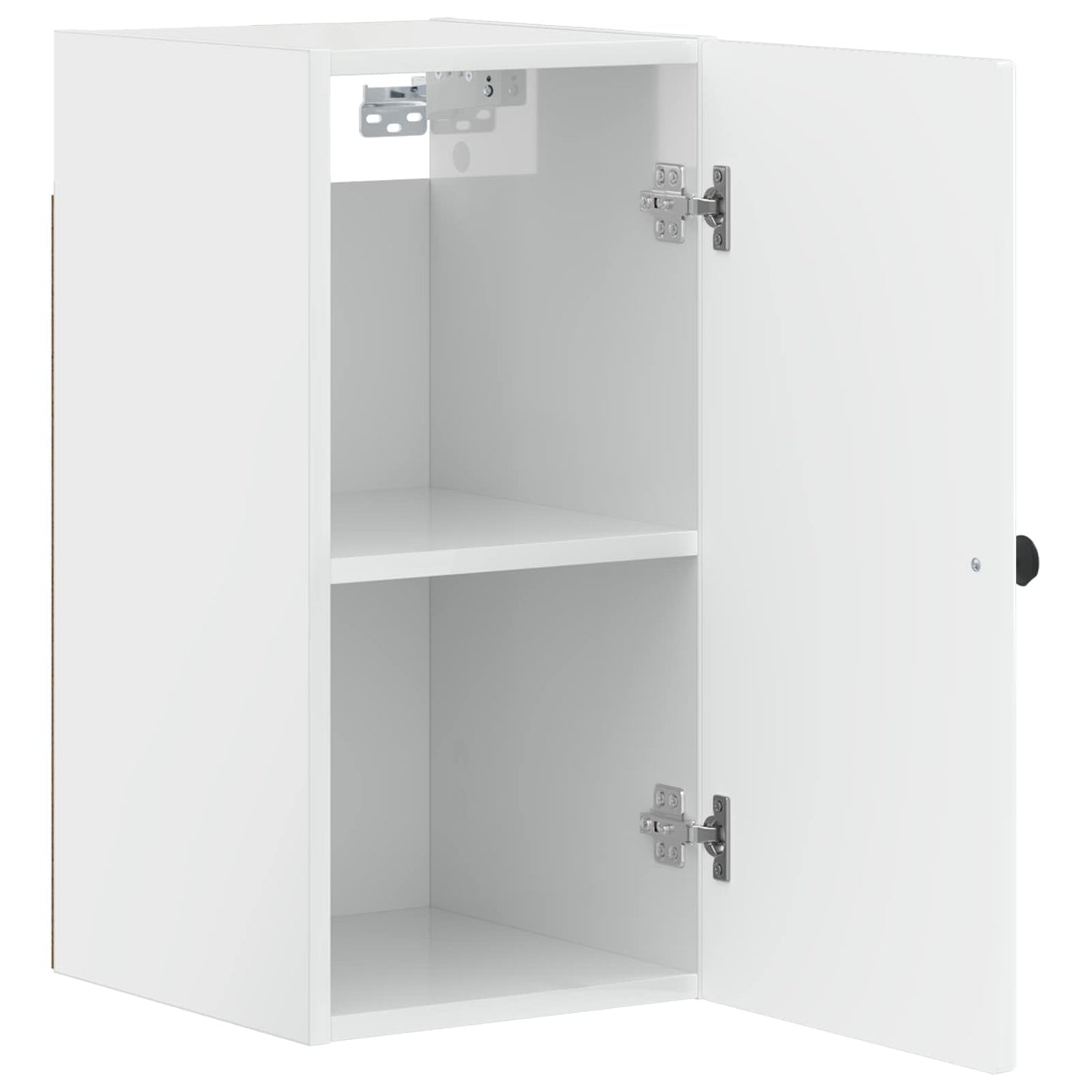 Badezimmer-Wandschrank ALKMAAR Hochglanz Weiß 30 x 31 x 59 cm