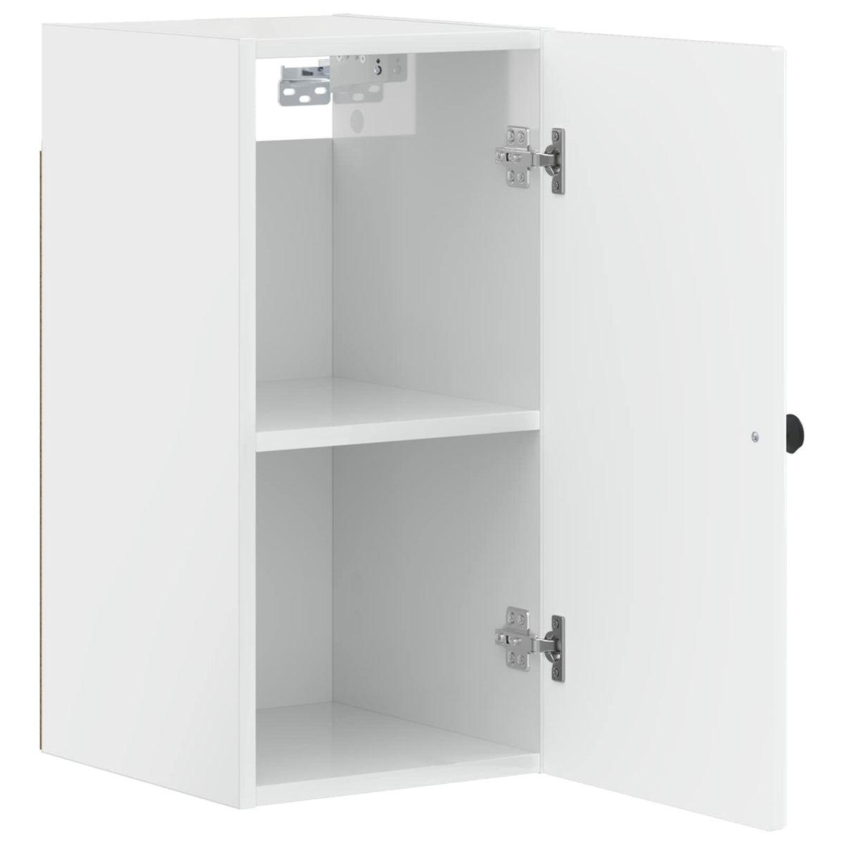 Badezimmer-Wandschrank ALKMAAR Hochglanz Weiß 30 x 31 x 59 cm