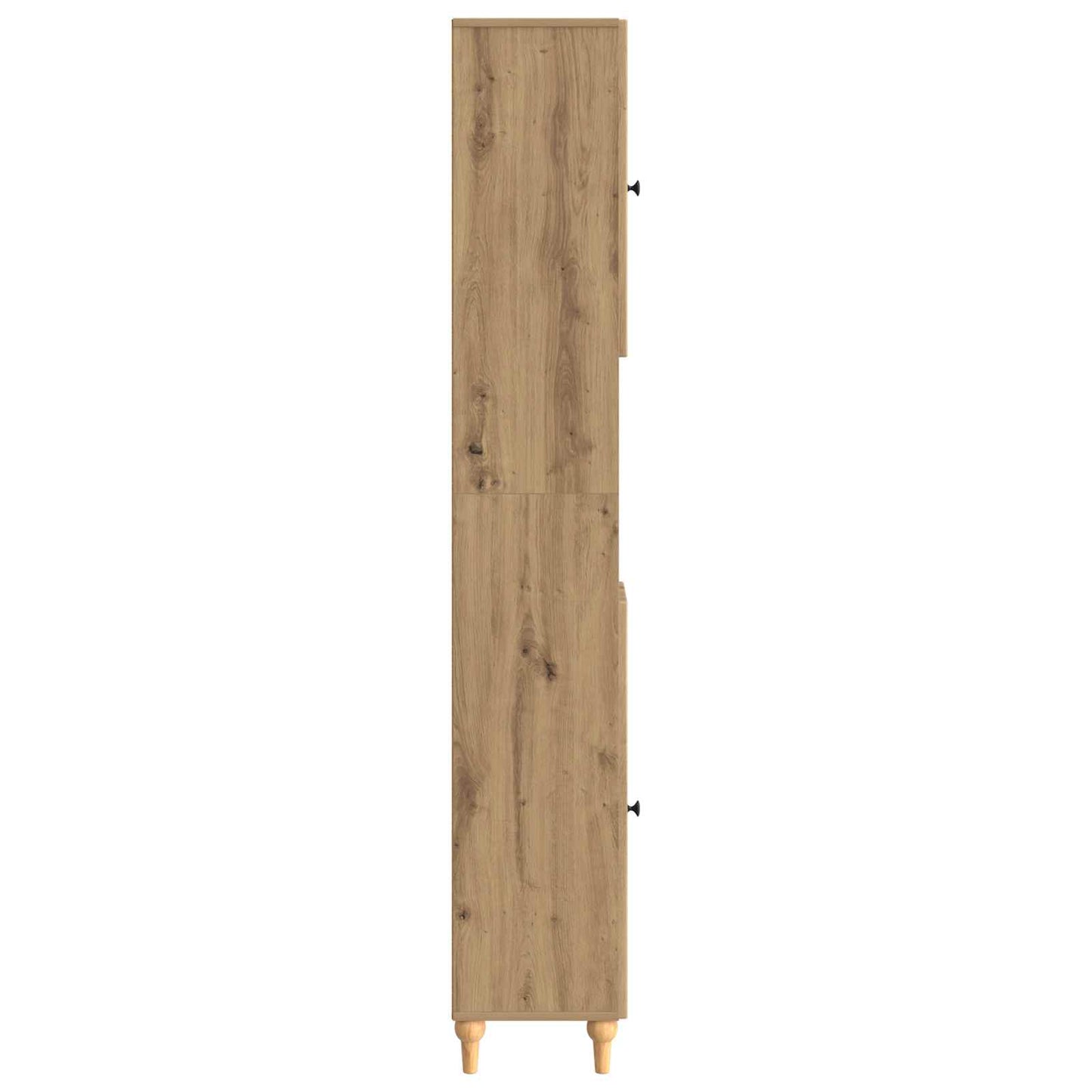 Badezimmerschrank mit offenem Regal ALKMAAR Artisan-Eiche