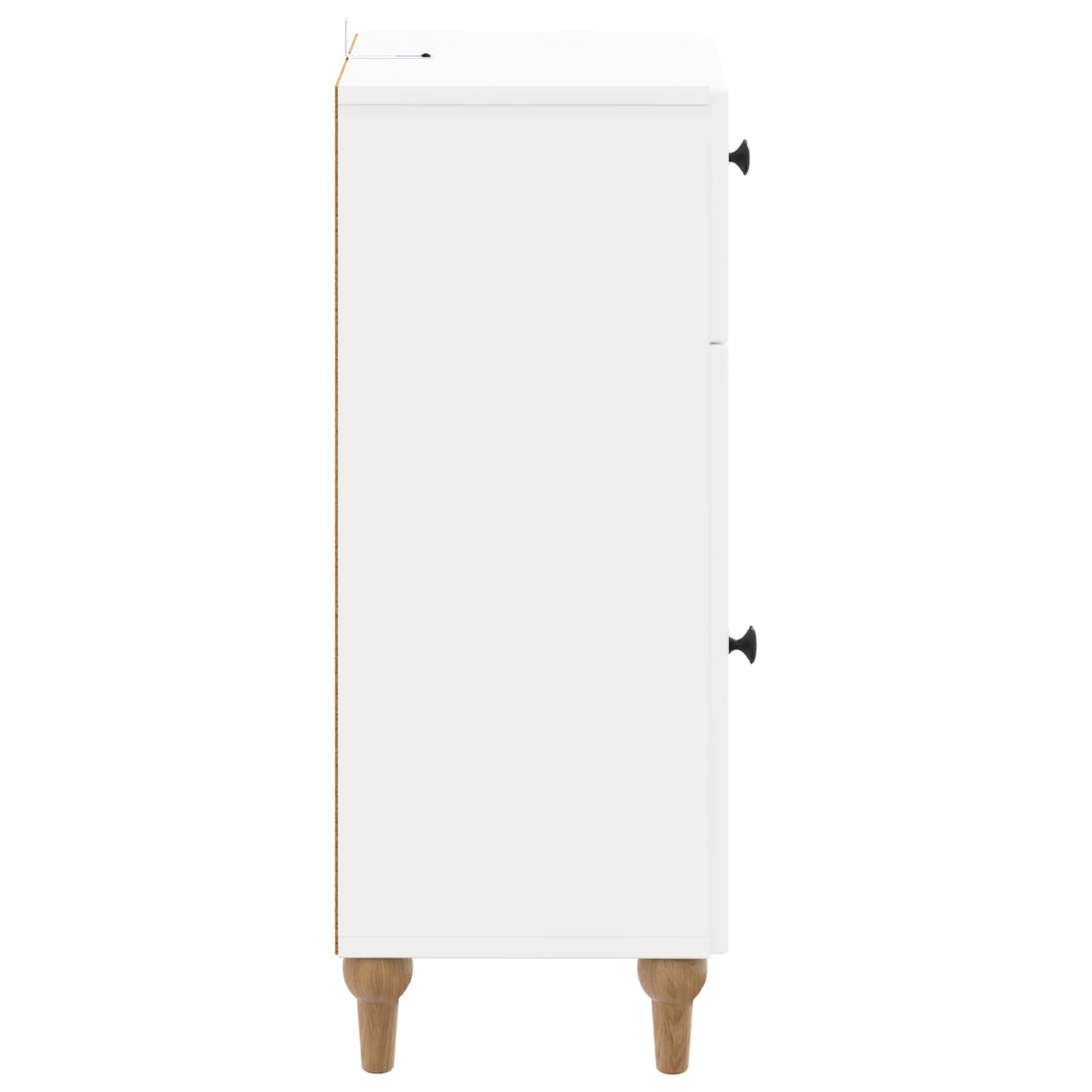 Badezimmer Aufbewahrungsschrank ALKMAAR Weiß 30 x 31 x 80 cm