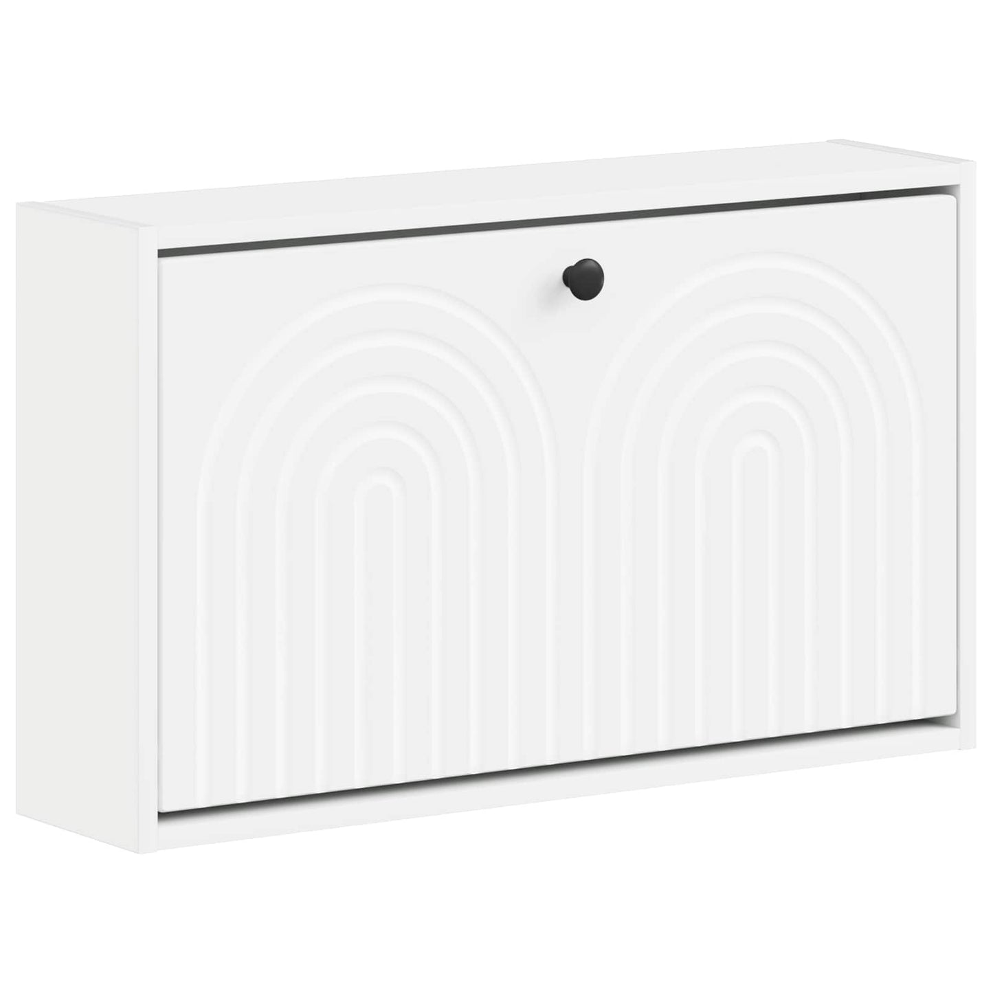 Wandmontierter Schuhschrank ALKMAAR 71 x 17 x 43 cm Weiß
