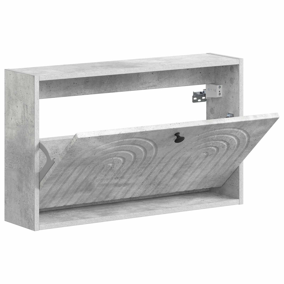 Wandmontierter Schuhschrank ALKMAAR 71 x 17 x 43 cm Betongrau