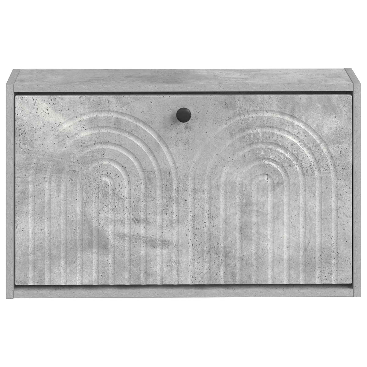Wandmontierter Schuhschrank ALKMAAR 71 x 17 x 43 cm Betongrau